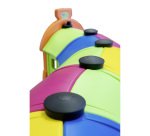 Tunnel modulare wagon toy modello B set da 5 vagoni