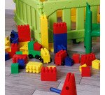 Set 55 mattoni colorati da costruzione ad incastro
