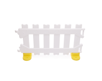 Recinzione certificata per aree gioco bambini 4 pannelli modulari in plastica l 110 x p 5 x h 60 cm