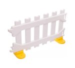 Recinzione certificata per aree gioco bambini 4 pannelli modulari in plastica l 110 x p 5 x h 60 cm