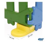 Recinzione certificata per aree gioco bambini 4 pannelli modulari in plastica l 110 x p 5 x h 60 cm