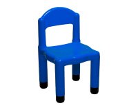 En_seggiolina in plastica nido blu