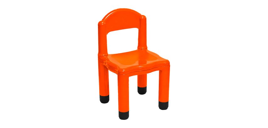 Seggiolina in plastica altezza asilo h 53 cm per scuola materna