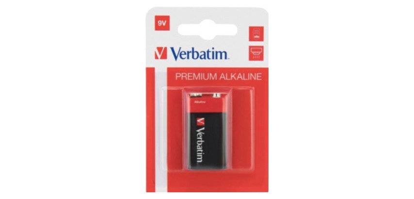 Pila LR61 de 9V Verbatim - Blíster de 1 pila