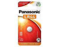 Pila de botón micro alcalina LR44 Panasonic - Blíster de 1 pila