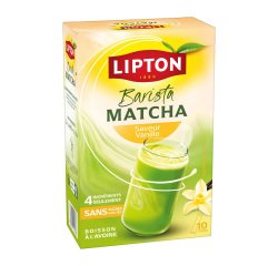 Lipton Barista Matcha Vanille - Schachtel mit 10 Sticks