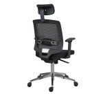 Fauteuil de bureau synchrone dossier maille Malice