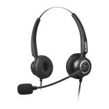 Urban Factory USB HEADSET WITH REMOTE CONTROL- Casque avec fil arceau USB Type-A noir