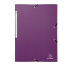Elastomapjes met 3 kleppen gerecycled polypropyleen Exacompta Titan 24 x 32 cm assorti kleuren