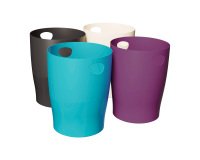 Exacompta Titan Ecobin 15 L Waste Paper Bin - Assorted Colors