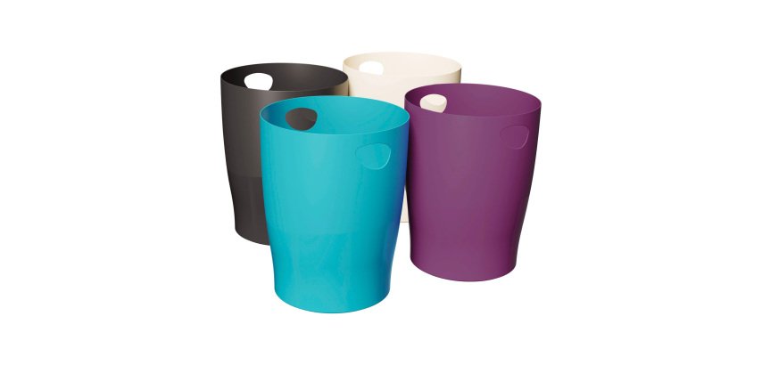 Papierkorb Exacompta Titan Ecobin 15 L - Verschiedene Farben