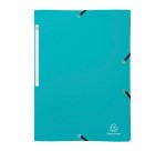 Elastomapjes met 3 kleppen gerecycled polypropyleen Exacompta Titan 24 x 32 cm assorti kleuren