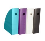 Lot de 4 porte-revues Exacompta Titane Mag-Cube couleurs assorties