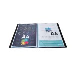 Protège-documents Exacompta Titane polypropylène recyclé  A4 50 pochettes - 100 vues couleurs assorties