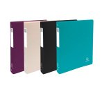 Recycled Polypropylene 4-Ring Binder Exacompta Titan - 3 cm Spine Assorted Colors