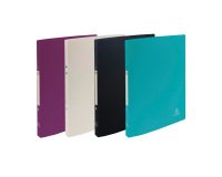 Classeur 2 anneaux polypropylène recyclé Titane - Dos 1,5 cm couleurs assorties