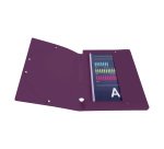 Boite de classement à pression polypropylène recyclé Exacompta Titane - Dos 4 cm couleurs assorties