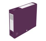 Boite de classement à pression Polypropylène recyclé Exacompta Titane - Dos 8 cm couleurs assorties