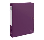 Boite de classement à pression polypropylène recyclé Exacompta Titane - Dos 4 cm couleurs assorties