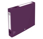 Boite de classement à pression polypropylène recyclé Exacompta Titane - Dos 4 cm couleurs assorties
