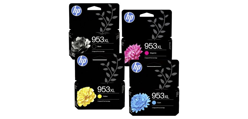HP 953XL Pack 4 cartuchos originales (negro + 3 colores)