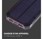 Externer Akku Mobility Lab 10000 mAh solar 10 W schwarz
