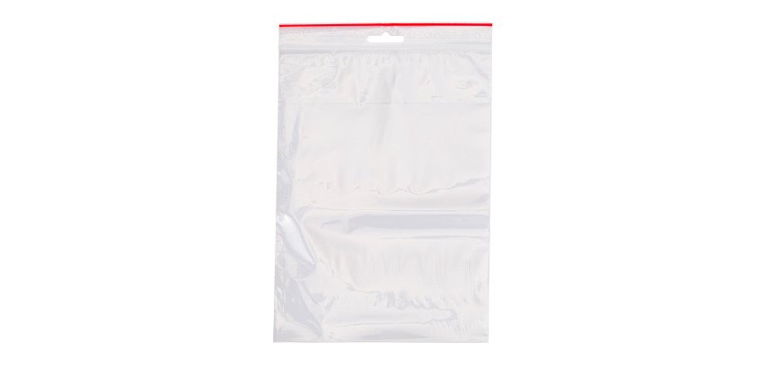 Sachet à fermeture Zip transparent 170 x 230 mm - 50 microns - Carton de 1000