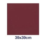 Tovaglioli Tork Dinner Textured 39 x 39cm – piegatura ¼ - bordeaux - 50 unità