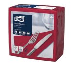 Tovaglioli Tork Dinner 39 x 39cm – piegatura ¼ - bordeaux - 150 unità