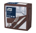 Tovaglioli Tork Dinner 39 x 39cm – piegatura ¼ - marrone - 150 unità