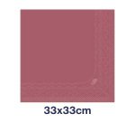 Tovaglioli Tork Lunch 33 x 33cm – piegatura ¼ - bordeaux - 200 unità