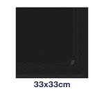 Tovaglioli Tork Lunch 33 x 33cm – piegatura ¼ - nero - 200 unità