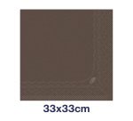 Tovaglioli Tork Lunch 33 x 33cm – piegatura ¼ - marrone - 200 unità