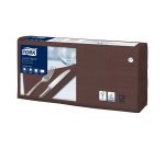 Tovaglioli Tork Lunch 33 x 33cm – piegatura ¼ - marrone - 200 unità