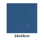 Tovaglioli Tork Cocktail 24 x 24cm – piegatura ¼ - blu - 200 unità