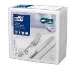 Tovaglioli Tork Dinner Textured 39 x 39cm – piegatura ¼ - bianco - 50 unità