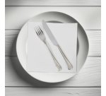 Tovaglioli Tork Dinner Textured 39 x 39cm – piegatura ¼ - bianco - 50 unità