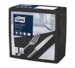 Tovaglioli Tork Dinner 39 x 39cm – piegatura ¼ - nero - 150 unità