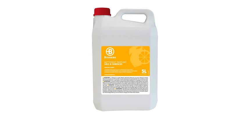 Nettoyant sols et surfaces Bruneau citron - Bidon de 5 L