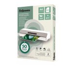 Fellowes Pouches per Plastificatrice A4 80 Micron Lucide Riciclate 50% – 100 Pz