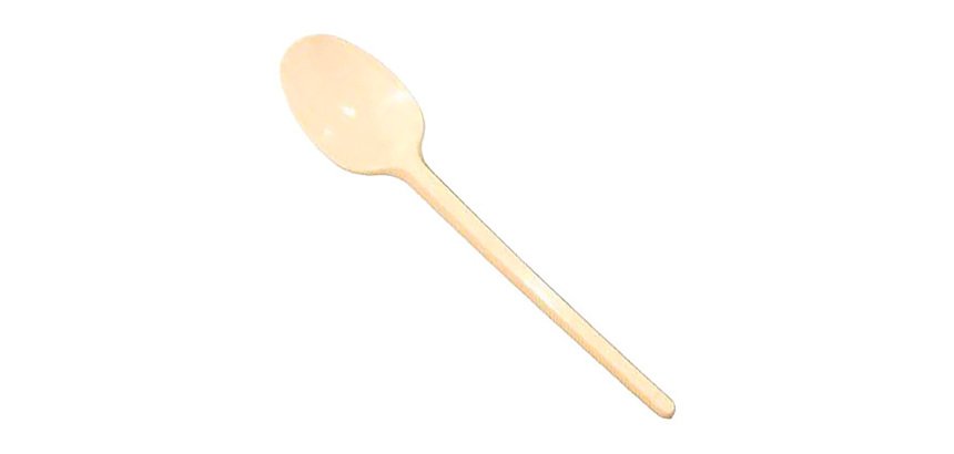 Pack 100 Cucharas de plástico crema