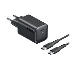En_sbs kit caricatore usb-c gan 65w con cavo usb-