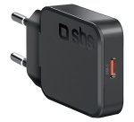 SBS Caricatore da Parete USB-C GaN 45W Slim, Nero