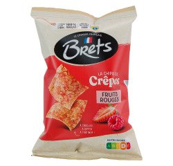 Chips de crêpes fruits rouges Brets - Sachet 50 g