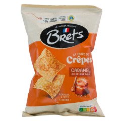 Chips de crêpes caramel beurre salé Brets - Sachet 50 g