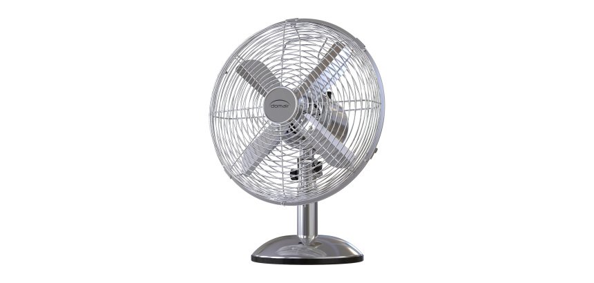Ventilateur de table Ø 30 cm – Chromé