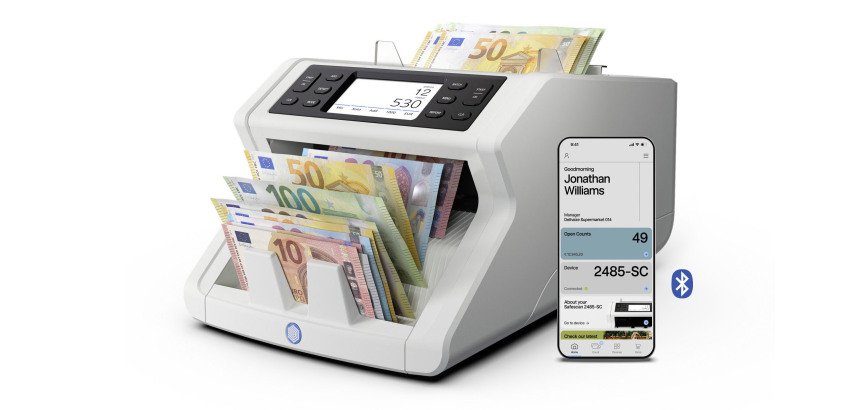 Safescan – Compteuse de billets avec valorisation et détection de faux billets - Safescan 2485-SC