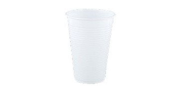 Vasos de plástico blanco 220 ml -Paquete de 100