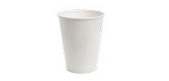 Vaso térmico de cartón blanco 220 cc - Paquete de 50