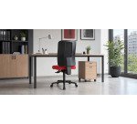 Chaise de bureau pivotante 'Open X (N)', noir / noir